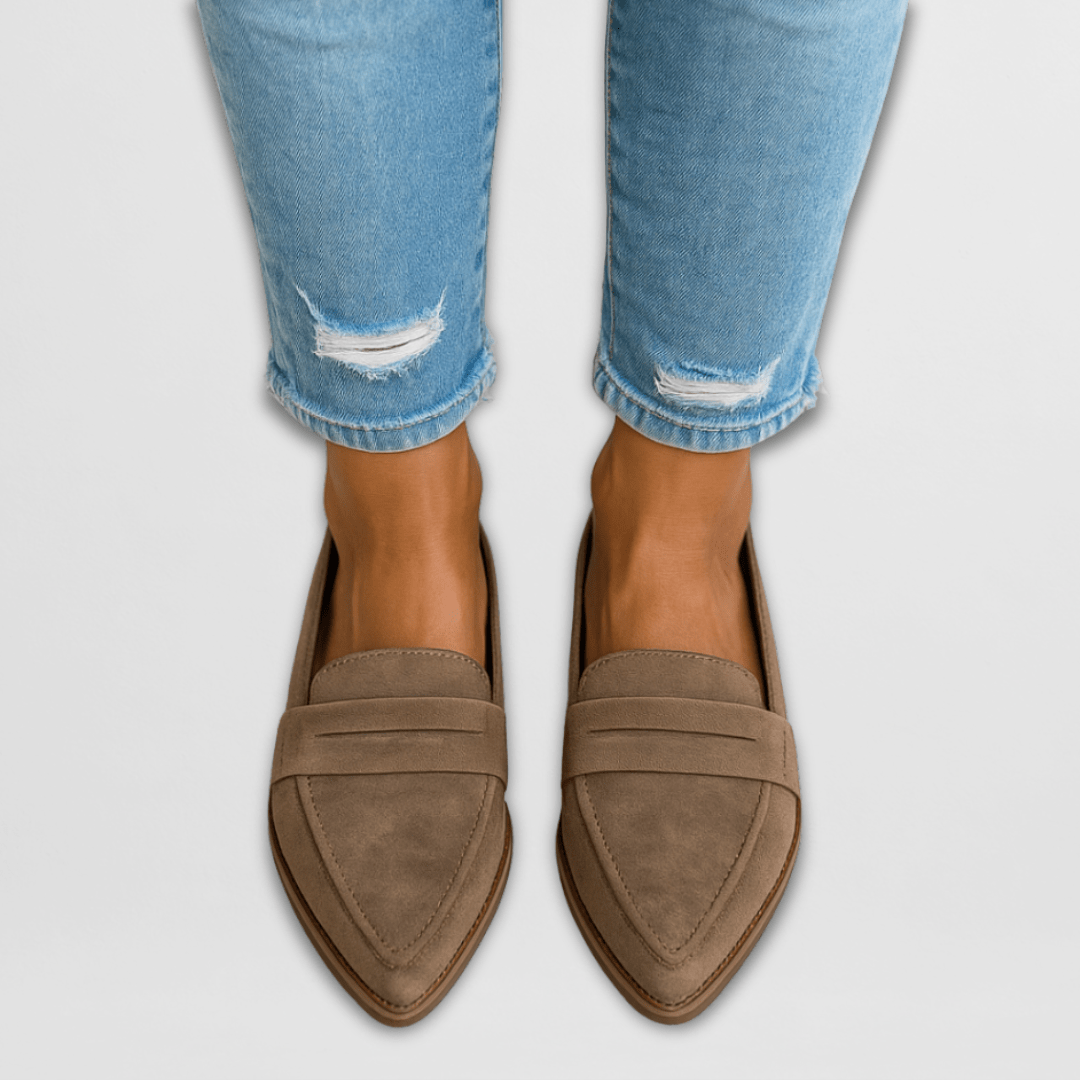 Alessia - Soft Suede Loafers