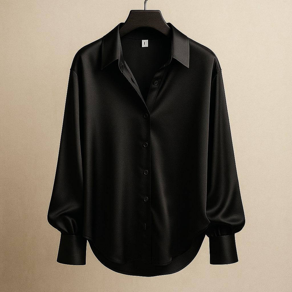 Isabella Satin Button Shirt