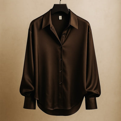 Isabella Satin Button Shirt