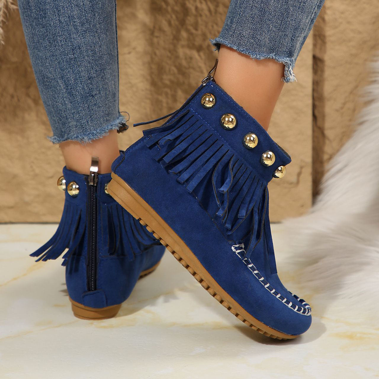 Catalina Fringe Boots