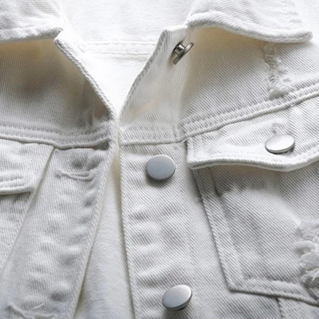 Liliane Cotton Denim Vest