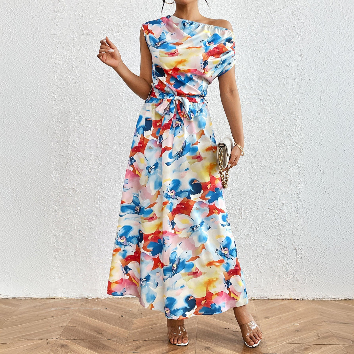 Marina Watercolor Maxi Dress