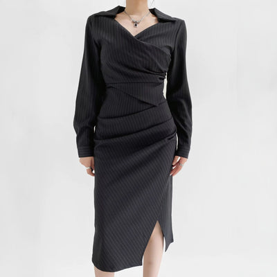 Alessandra Wrap Midi Dress