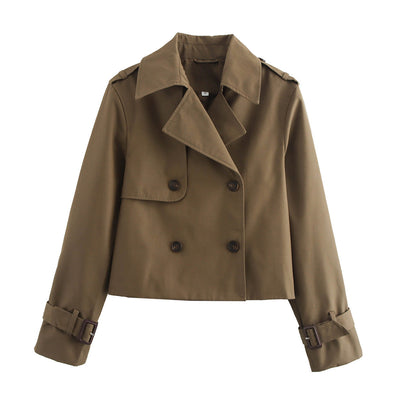 Valeria Cropped Trench Coat
