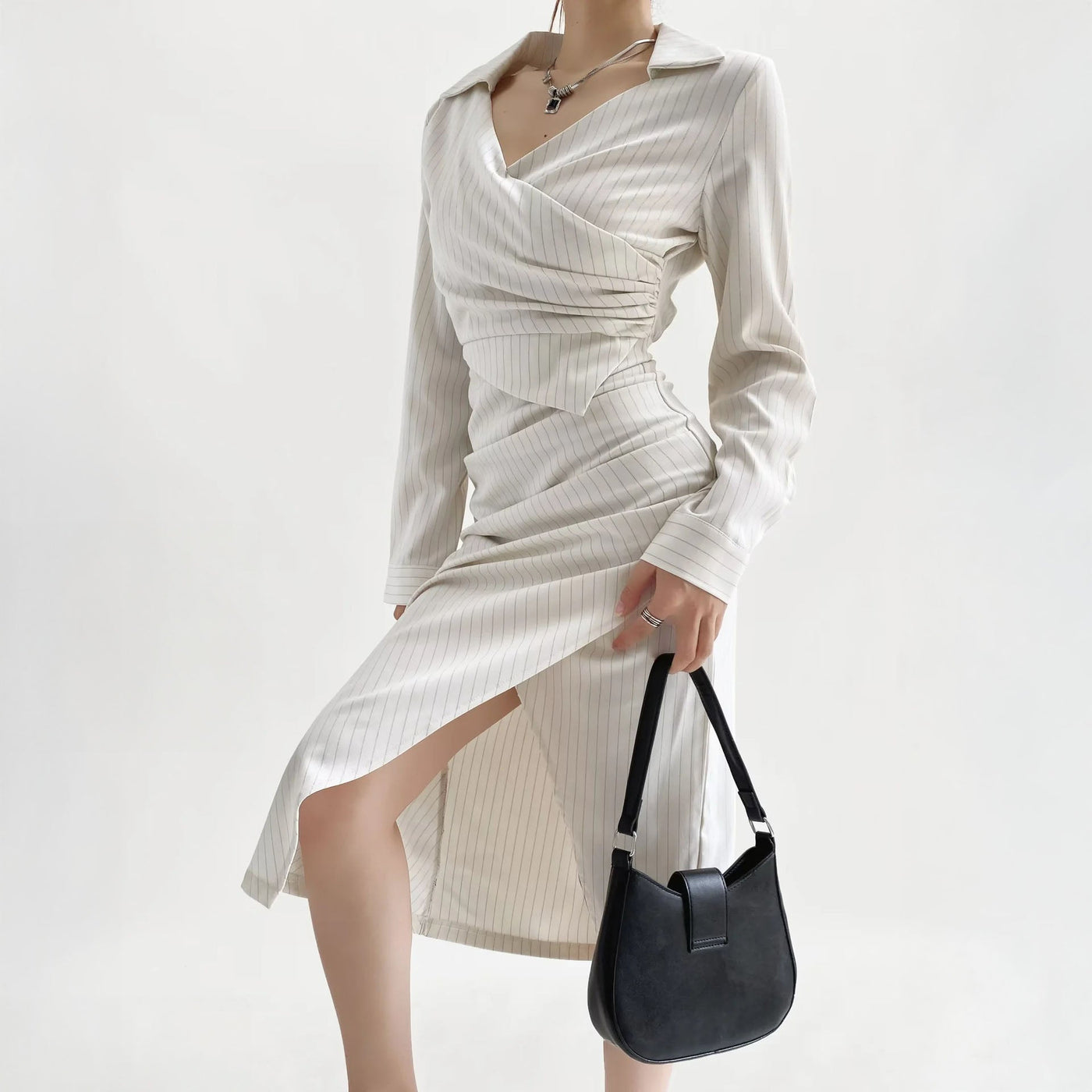 Alessandra Wrap Midi Dress