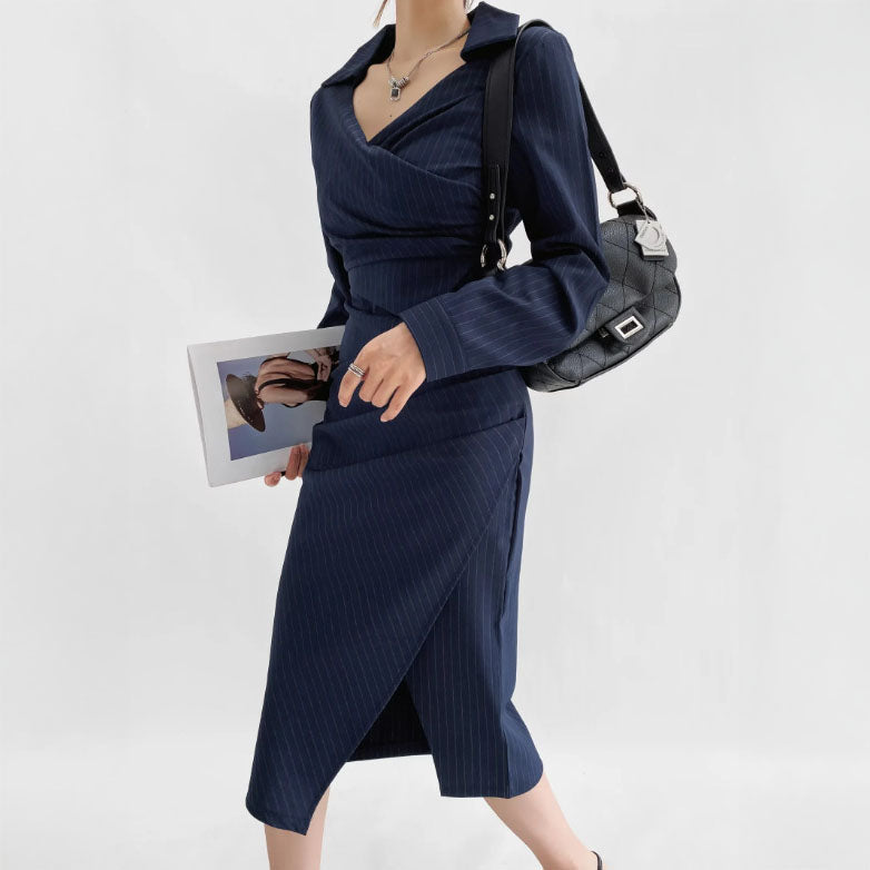 Alessandra Wrap Midi Dress