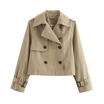 Valeria Cropped Trench Coat