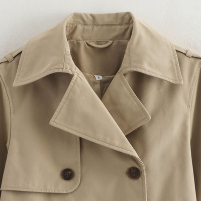 Valeria Cropped Trench Coat