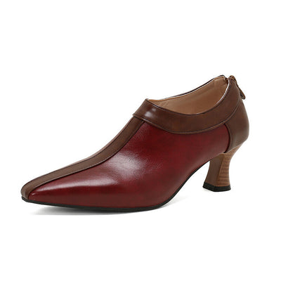 Camila Two-Tone Ankle Heels