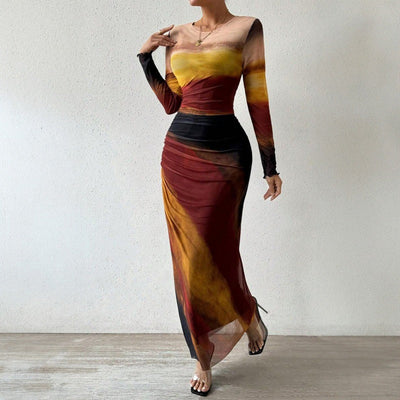 Valentina Gradient Maxi Dress