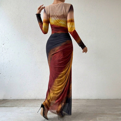 Valentina Gradient Maxi Dress