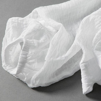 Avelina Linen Gauze Cropped Cardigan