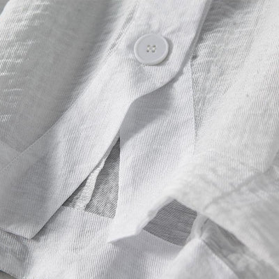 Avelina Linen Gauze Cropped Cardigan