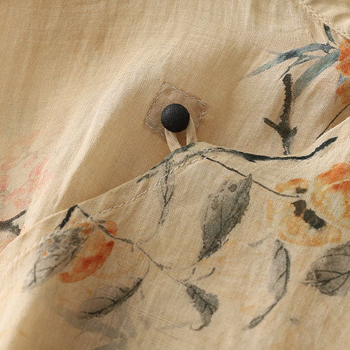 Chiara Linen Blossom Top