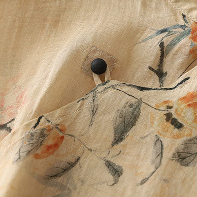 Chiara Linen Blossom Top