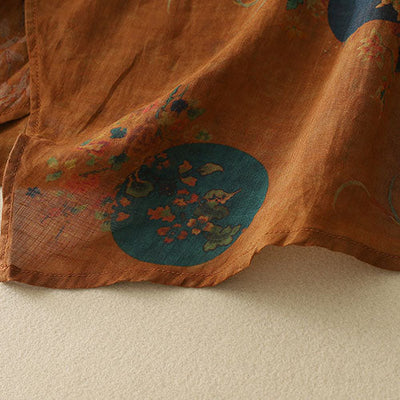 Chiara Linen Blossom Top