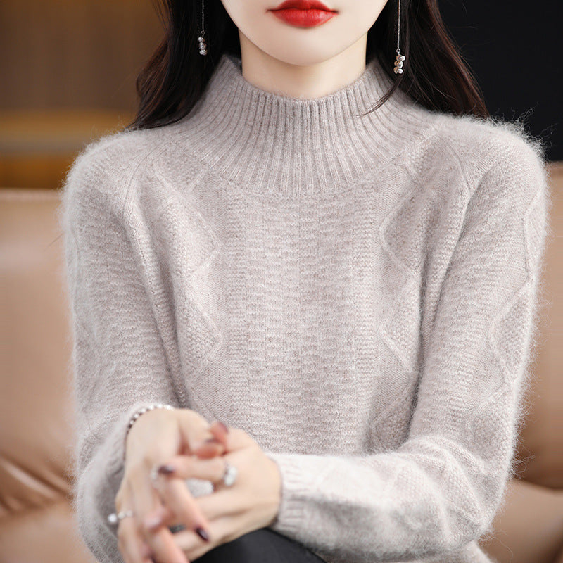 Aurora Mink Cashmere Sweater