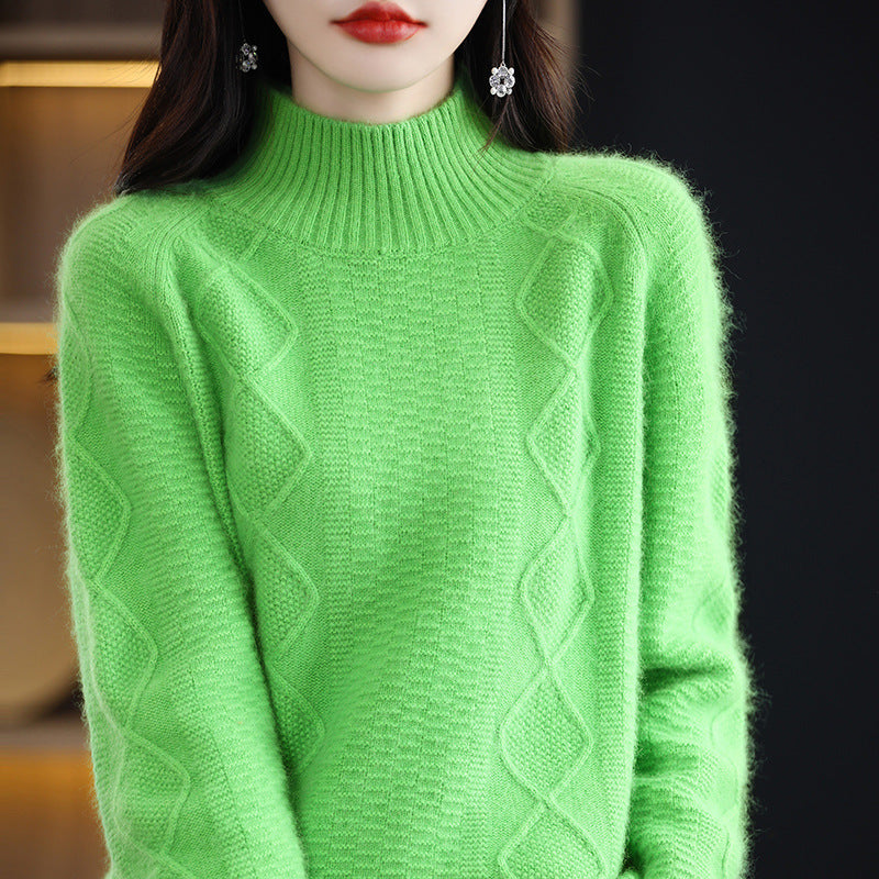 Aurora Mink Cashmere Sweater