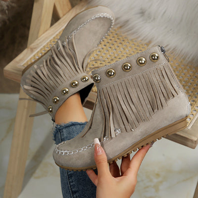 Catalina Fringe Boots