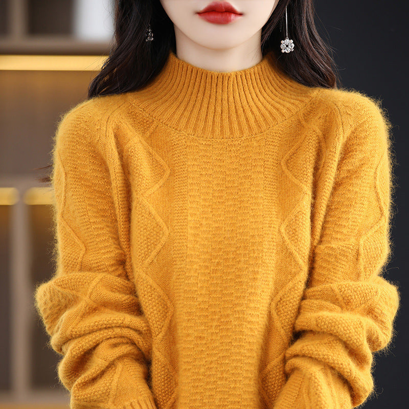 Aurora Mink Cashmere Sweater