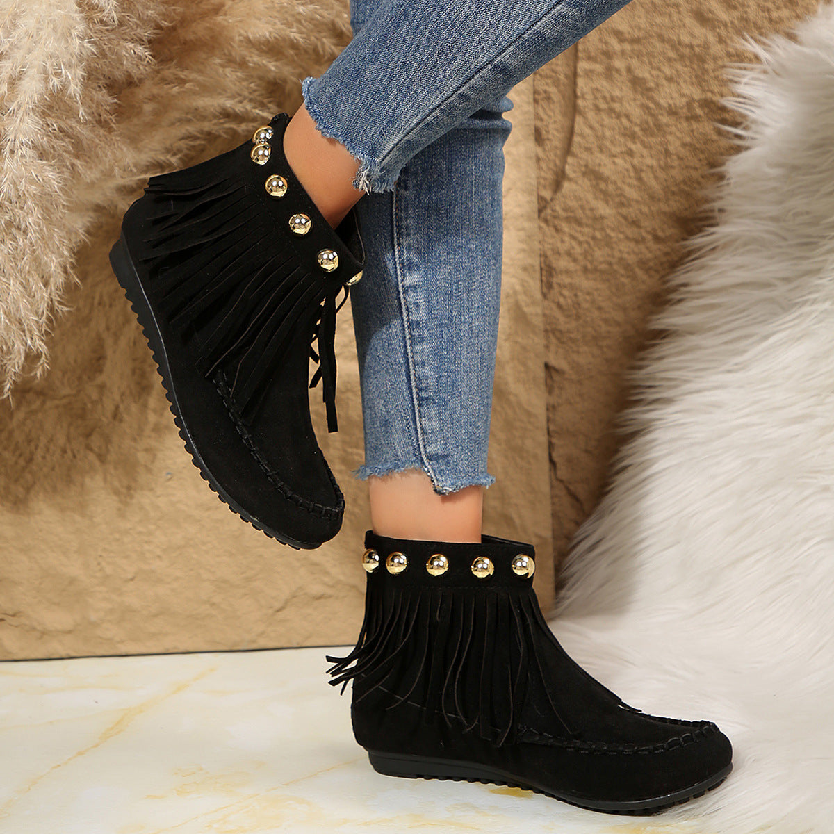 Catalina Fringe Boots