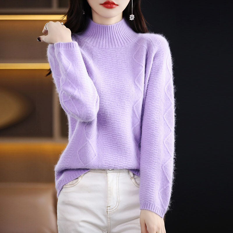 Aurora Mink Cashmere Sweater