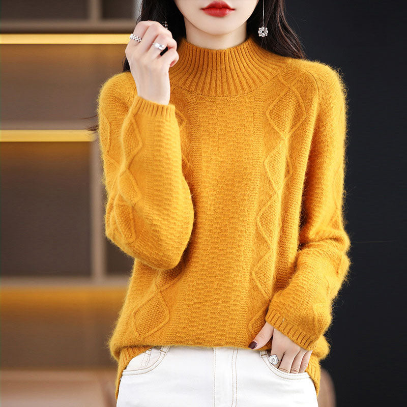 Aurora Mink Cashmere Sweater