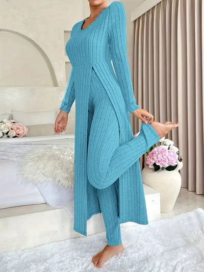 Zayda - Elegant Knitted Two Piece Set
