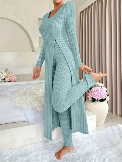 Zayda - Elegant Knitted Two Piece Set