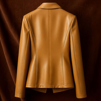 Elena Leather Blazer