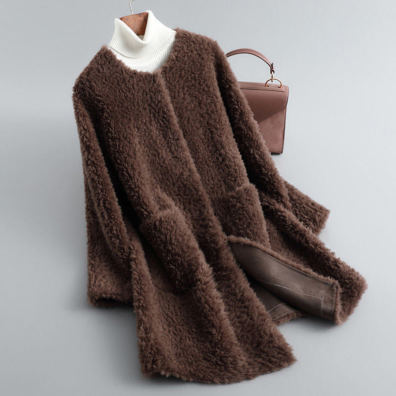 Amalia Sherpa Fleece Coat