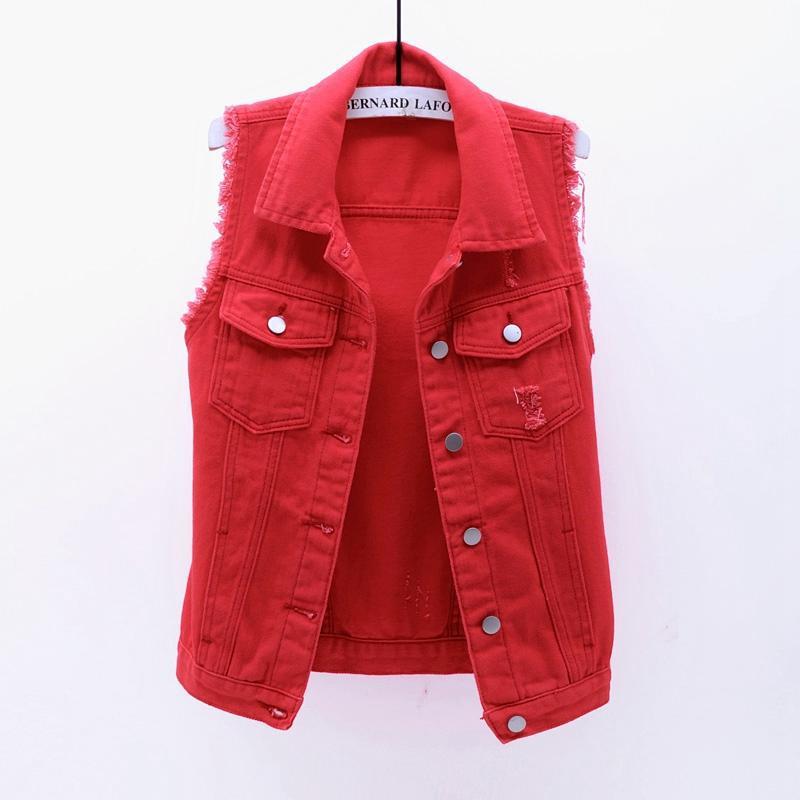 Liliane Cotton Denim Vest