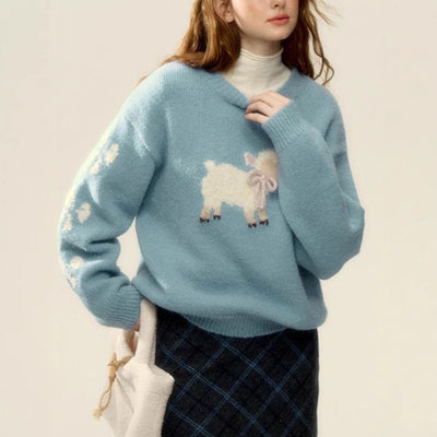 Bianca Embroidered Knit Sweater