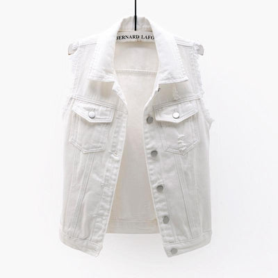 Liliane Cotton Denim Vest