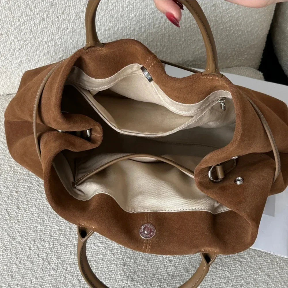 Sutton Suede Tote
