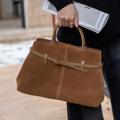 Sutton Suede Tote