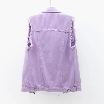 Liliane Cotton Denim Vest