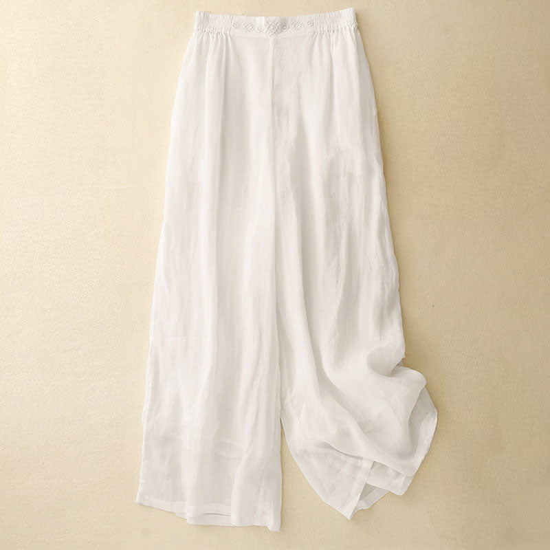 Isabelle Palazzo Linen Pants