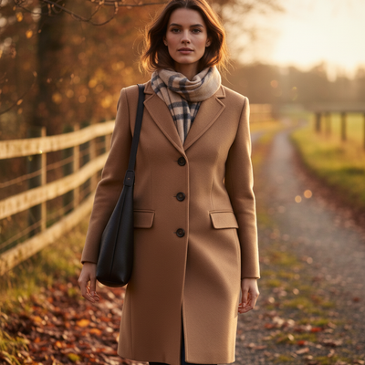 Everline - Modern Button Coat