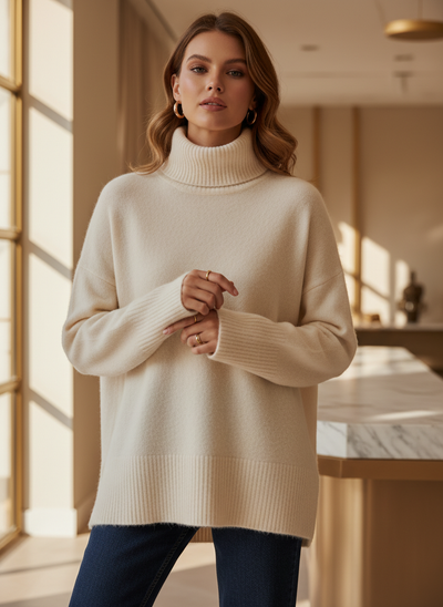 Isabella – High-Neck Sweater